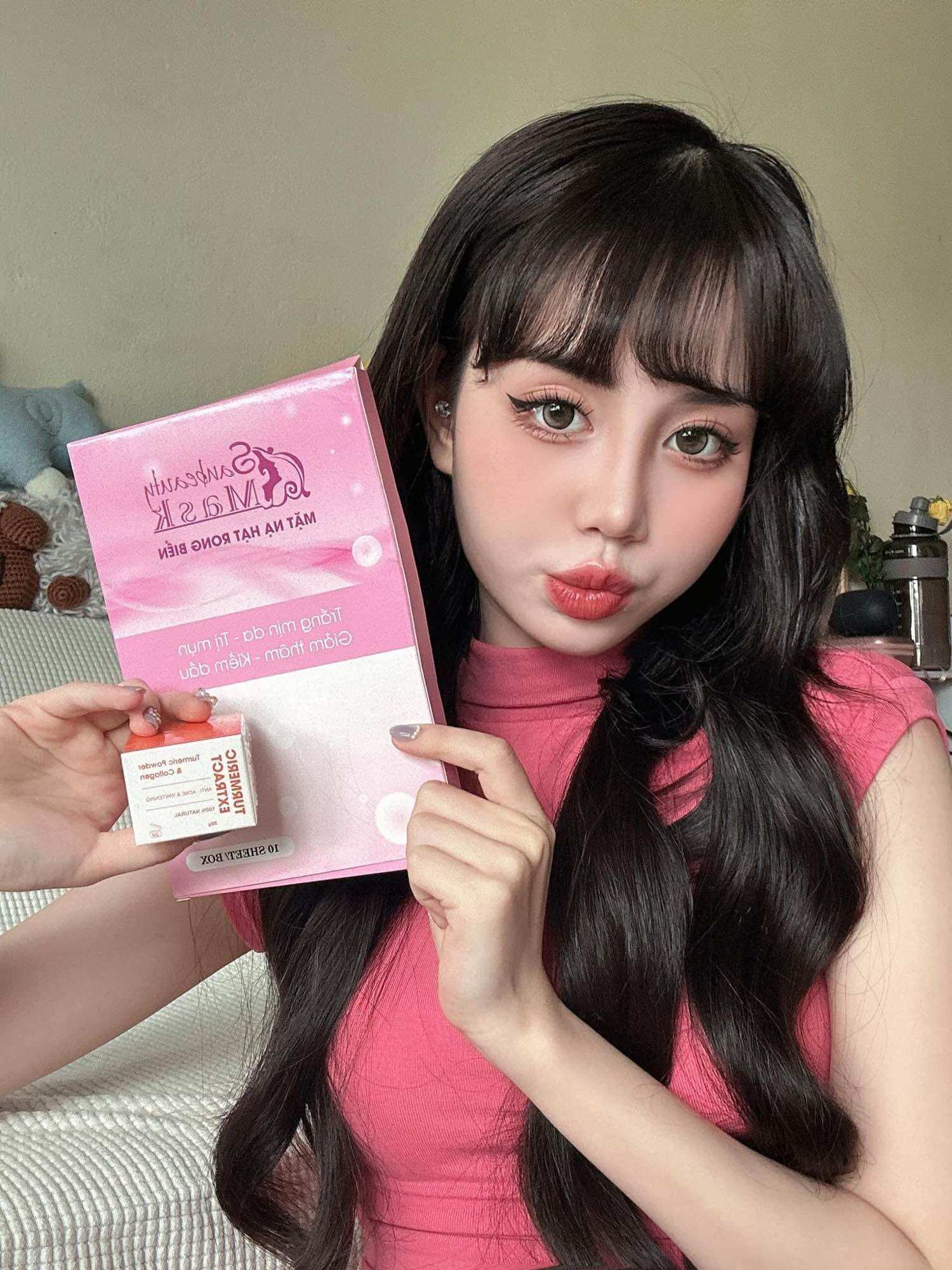 Mặt nạ hạt rong biển khô