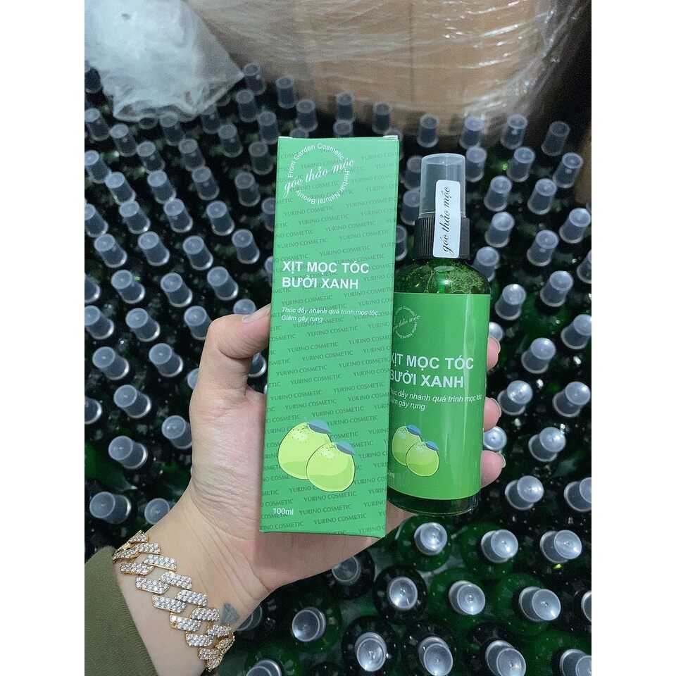 Xịt tinh dầu Bưởi xanh 100ml giúp kích thích mọc tóc
