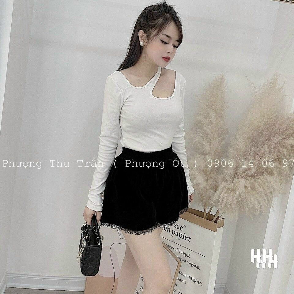 (SHOP TÁO ĐỎ BIGSIZE 50KG ĐẾN 90KG) áo kiểu chéo cổ