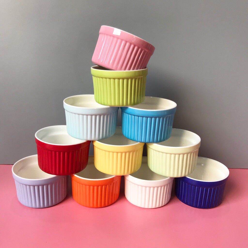 Hũ sứ ramekin , hũ sứ làm bánh flan, caramen, bỏ lò, chịu nhiệt