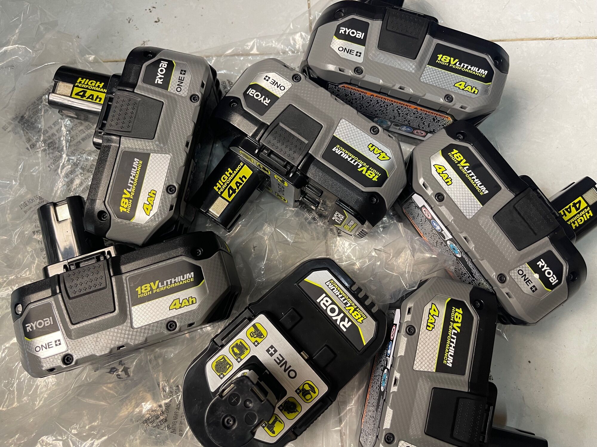 Pin ryobi 18V lithium HIGH 4Ah new