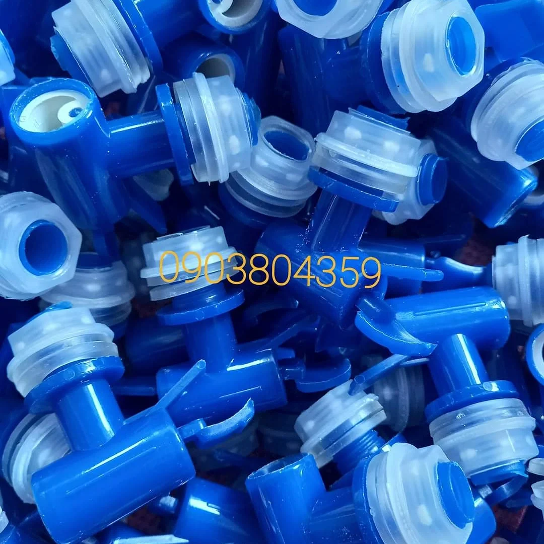 Vòi bình nước suối 20 lít .combo 100 cái màu xanh dương