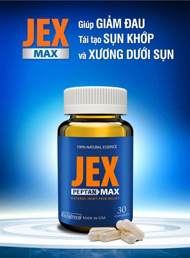 [Hcm]Viên Uống Bổ Xương Khớp Jex Natural Joint Pain Relief (Chai 30 Viên)