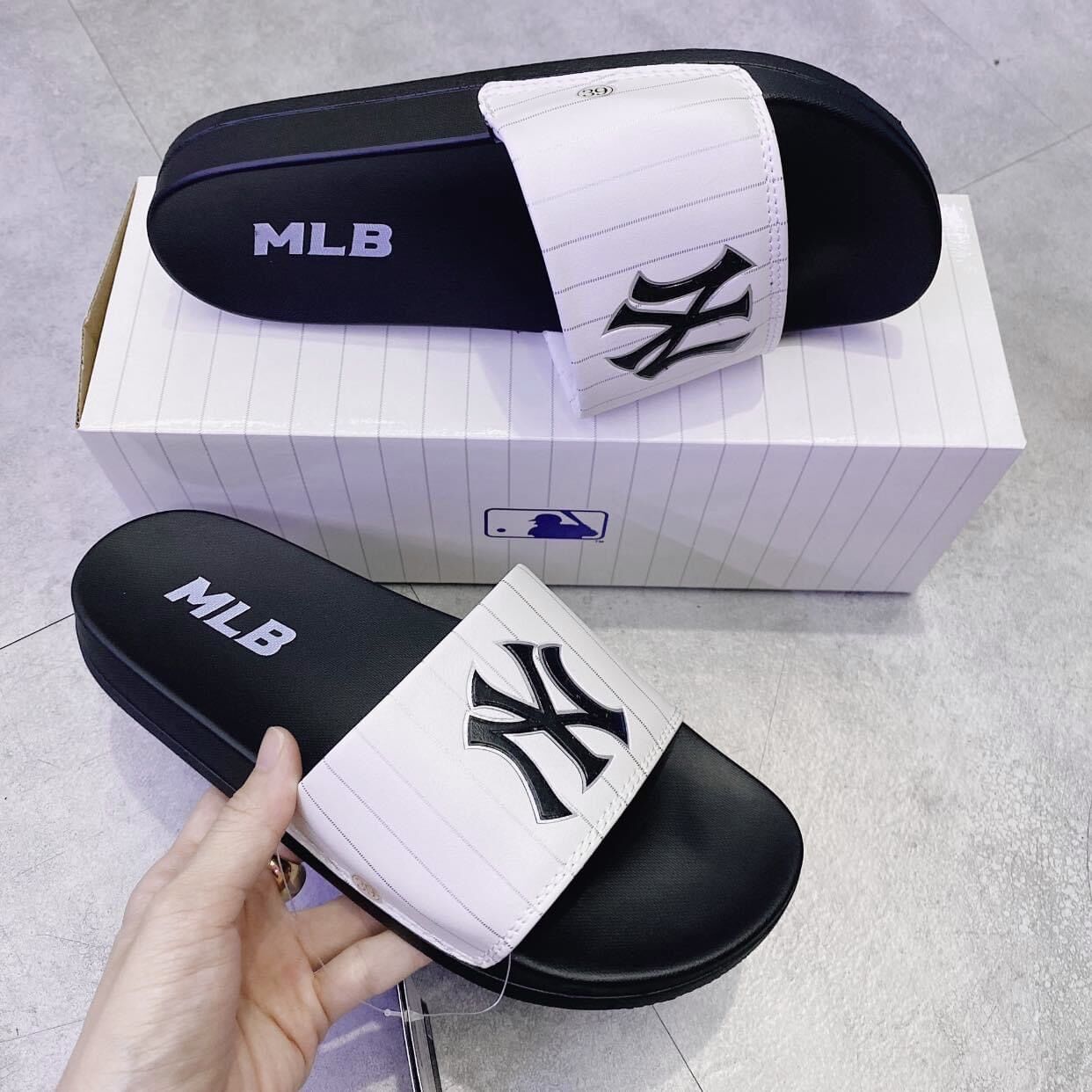 [HCM]Dép nam nữ MLB - full size - full box - Yams deluxe