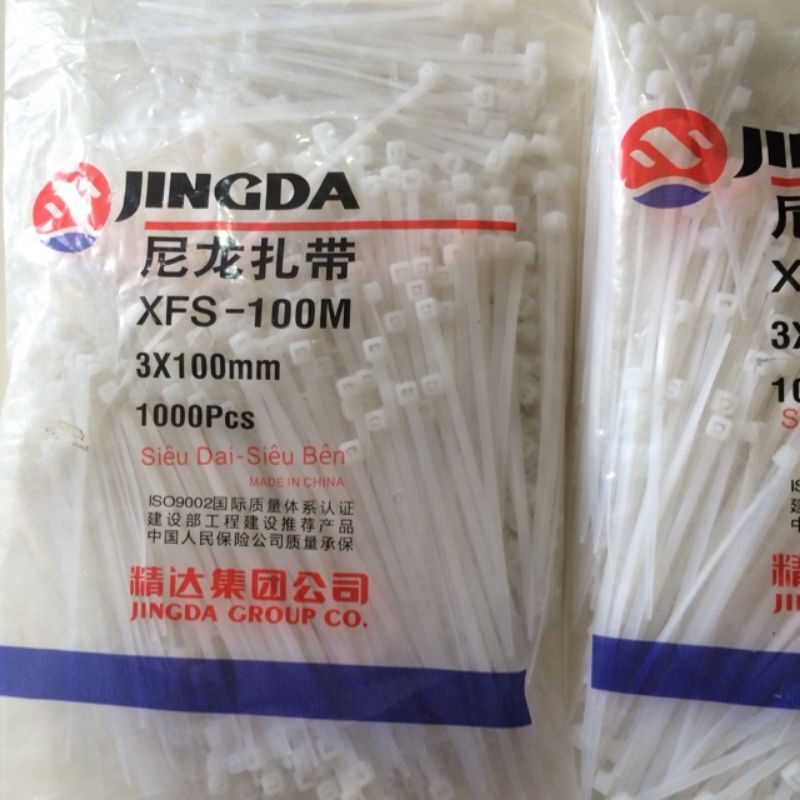 1 túi lạt thít, dây thít nhựa, dây lạt nhựa trắng các cỡ cân nặng 250g