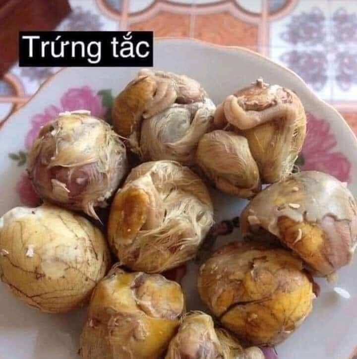 10 trứng hột gà xác ( trứng tắc)