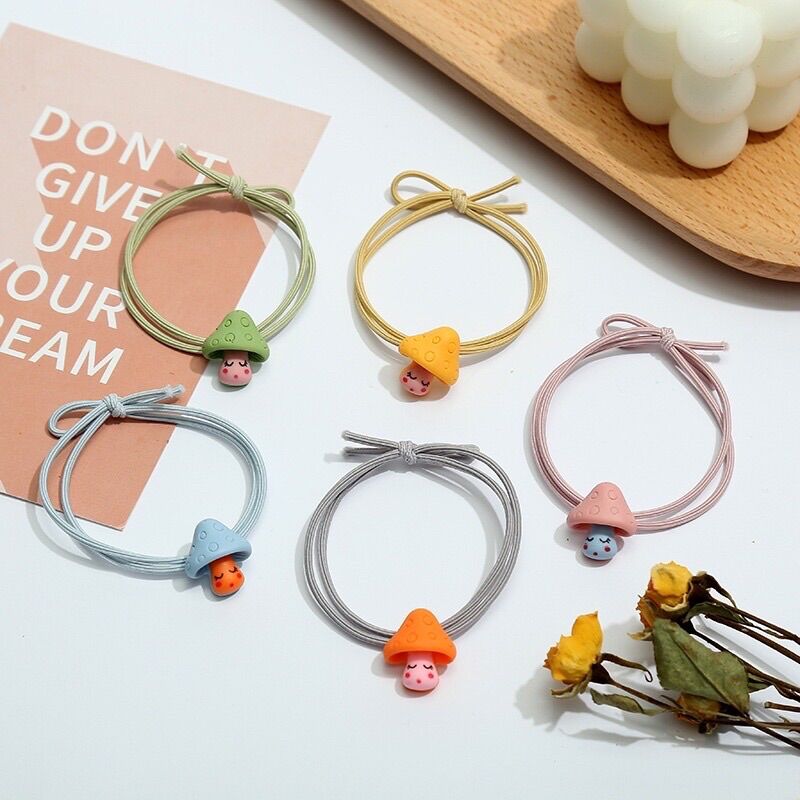 ❤️Xả Hàng_ Set 50 Dây Cột Tóc Nhiều Hình Dễ thương (trộn đủ mẫu)