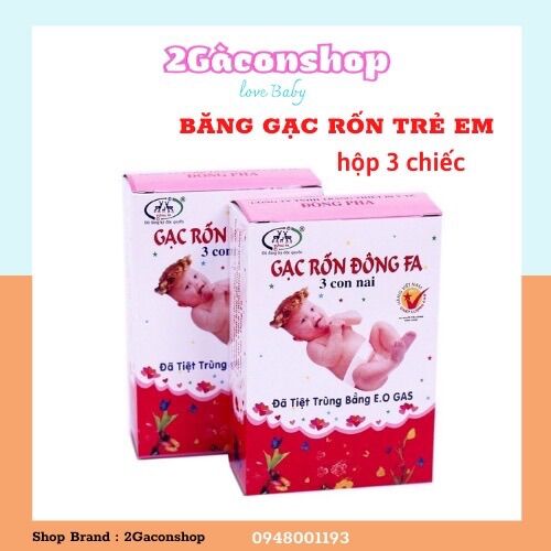 Combo 3 hộp băng rốn đông pha đã tiệt trùng
