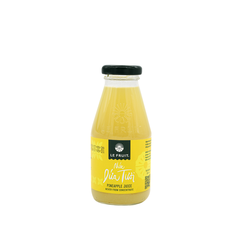 Chính hãng Nước dứa tươi Pineapple Juice - 250ml LE FRUIT - Lefruit juice