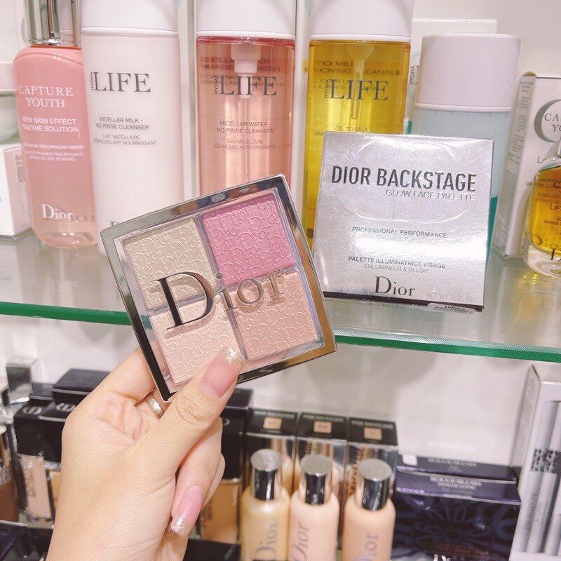 Phấn má hồng Dior Backstage Glow Face Palette 004 rose gold