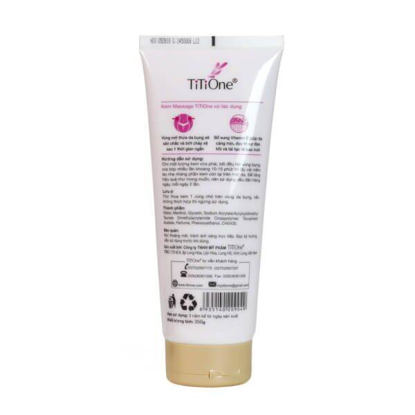 KEM MASSAGE BỤNG TITIONE 350g