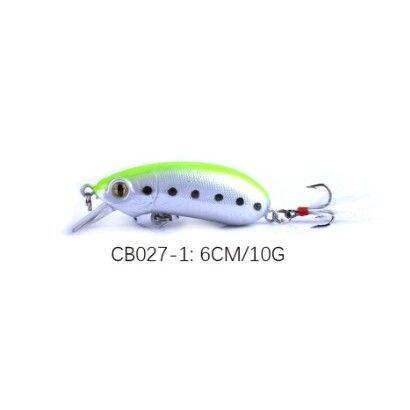 Mồi câu lure, mồi cá giả CC50 6cm - 10g