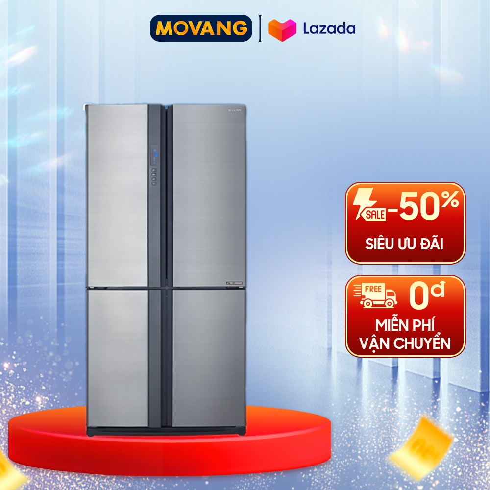 [GIAO TẠI HCM] -  Tủ lạnh Sharp Inverter 626 lít SJ-FX631V-SL
