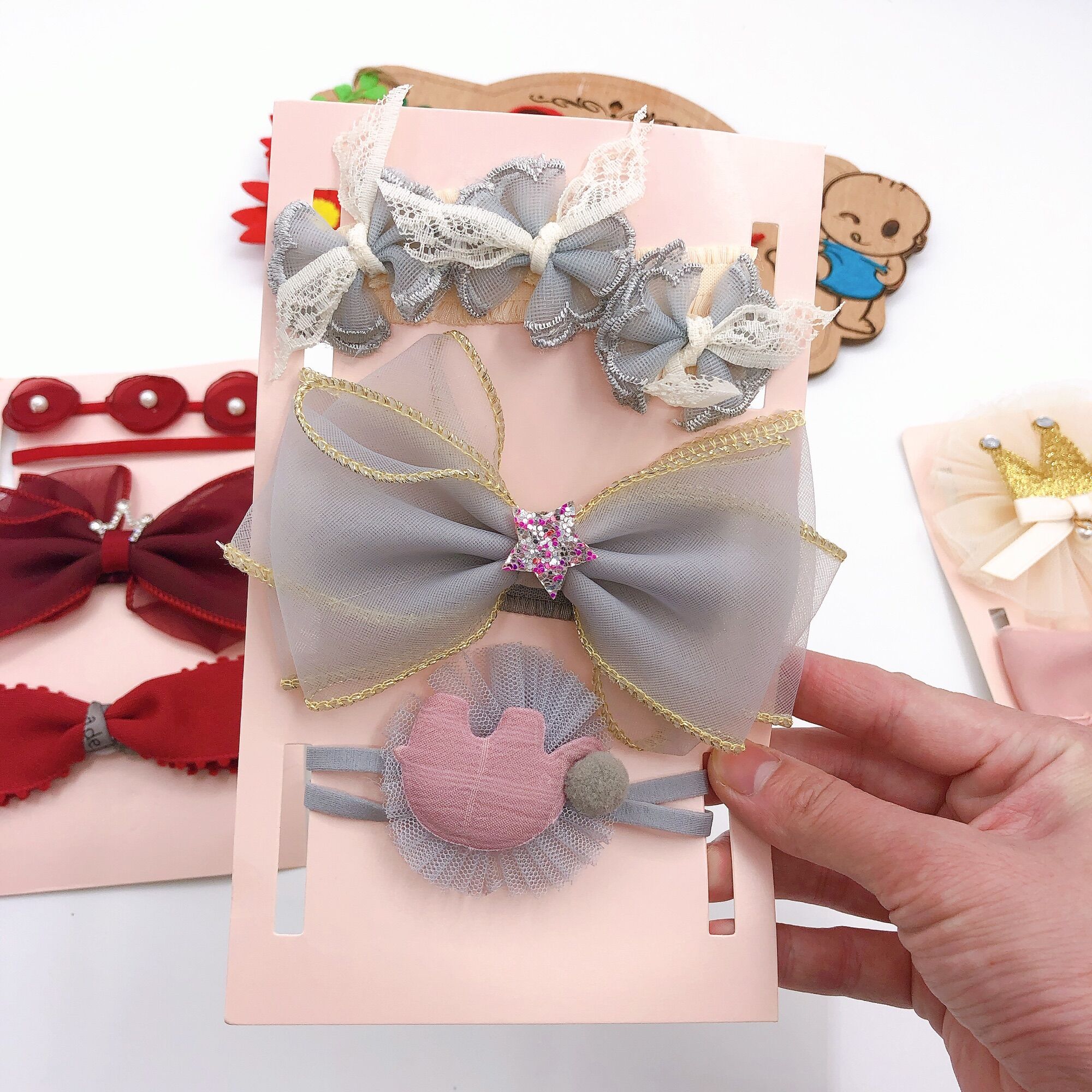 Set 3 Chiếc Băng Đô Dễ Thương Cho Bé