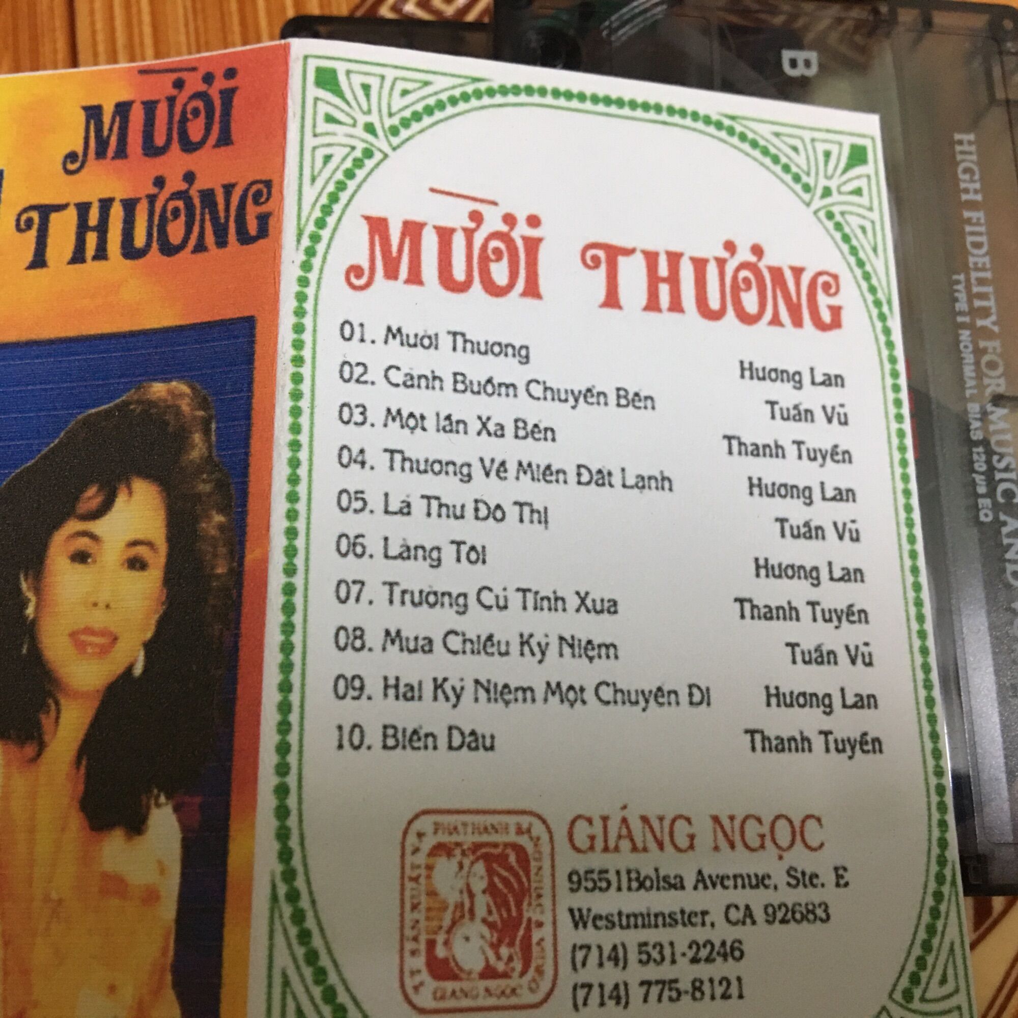 Băng casette có nhạc