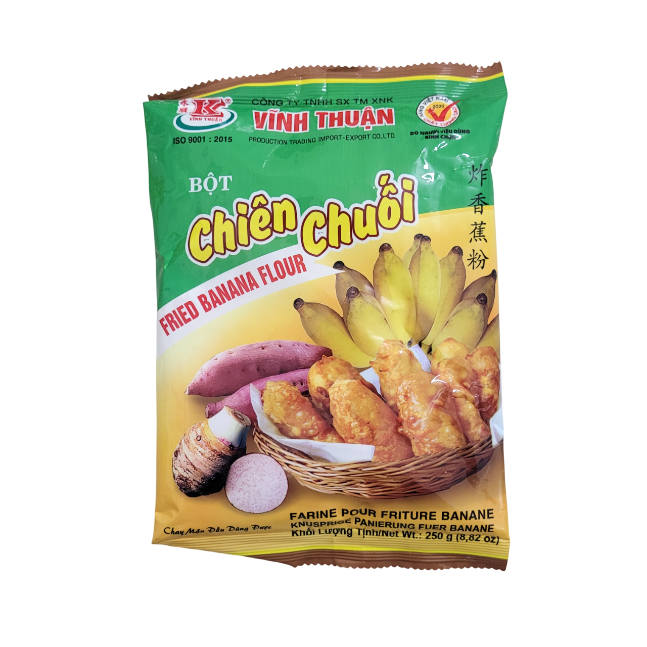 Bột chiên chuối bột chiên khoai Vĩnh Thuận gói 250gr
