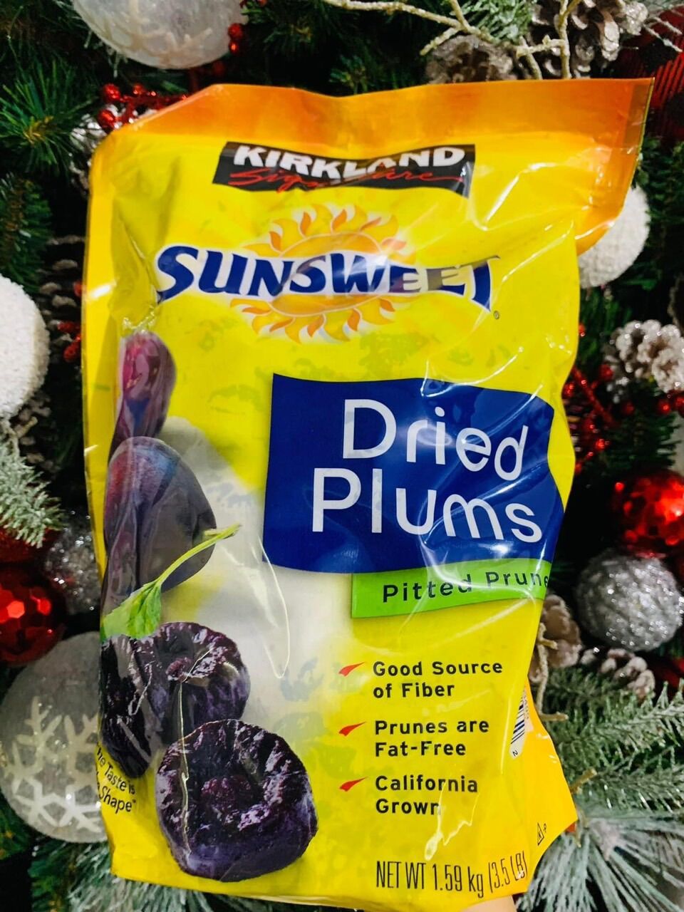 Mận Sấy dẻo Kirkland Sunsweet 1,59kg Mỹ