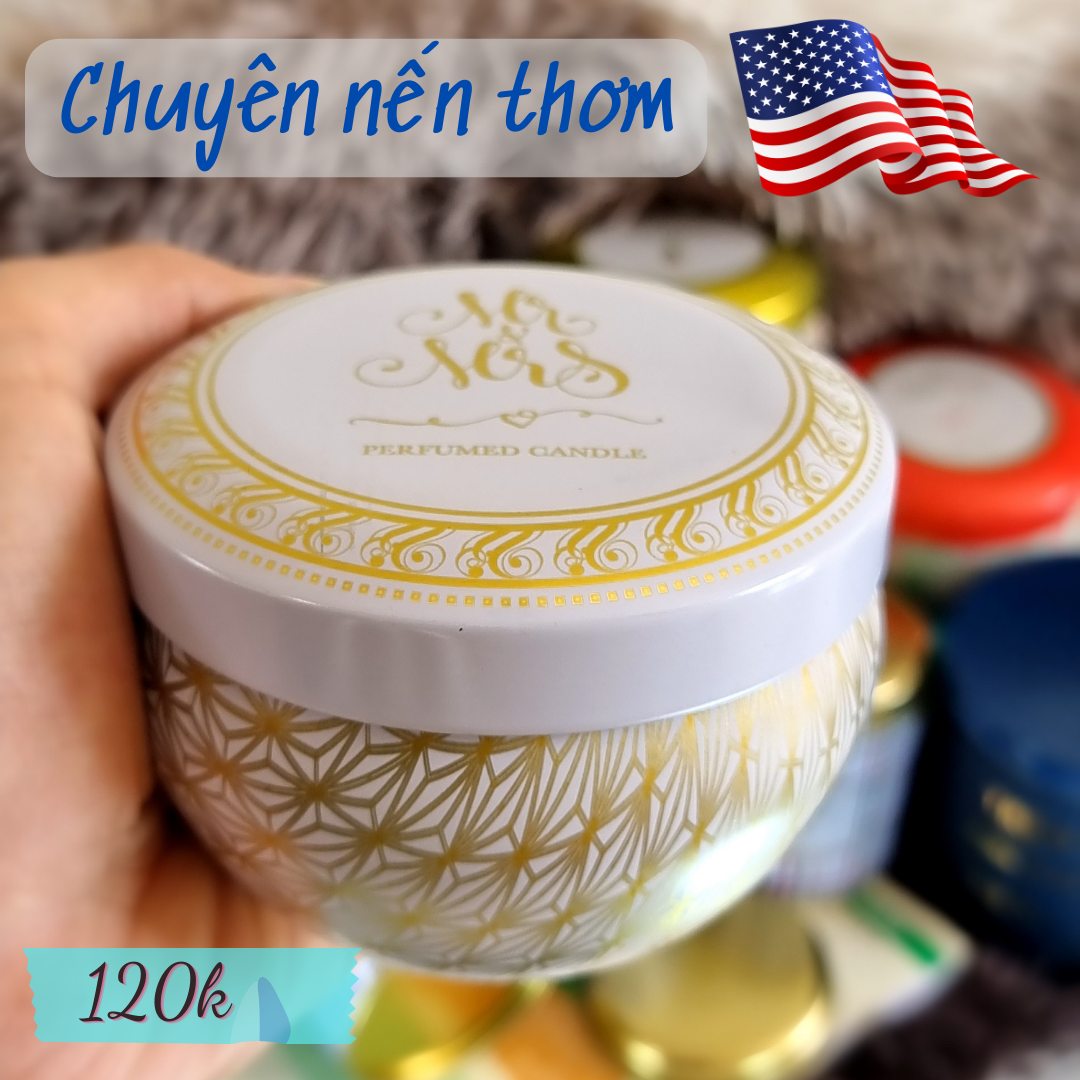 Nến thơm mr & mrs 190gram thơm sang trọng