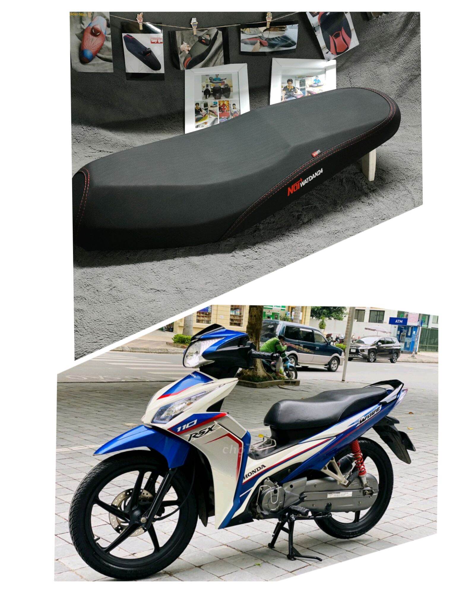 Yên gọt Wave RSX - Wave S (110cc) cốp xe rộng loại tốt