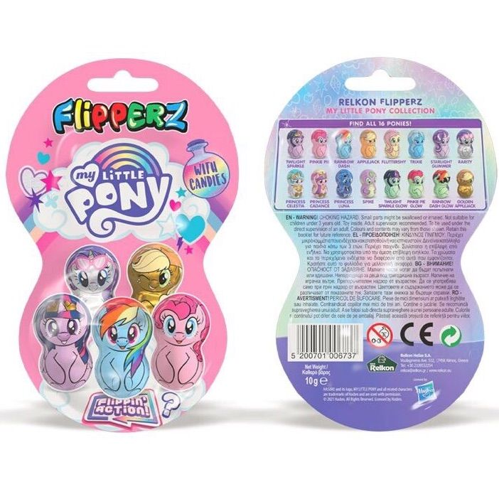 Kẹo Đồ Chơi Lật Đật My Little Pony Flipperz