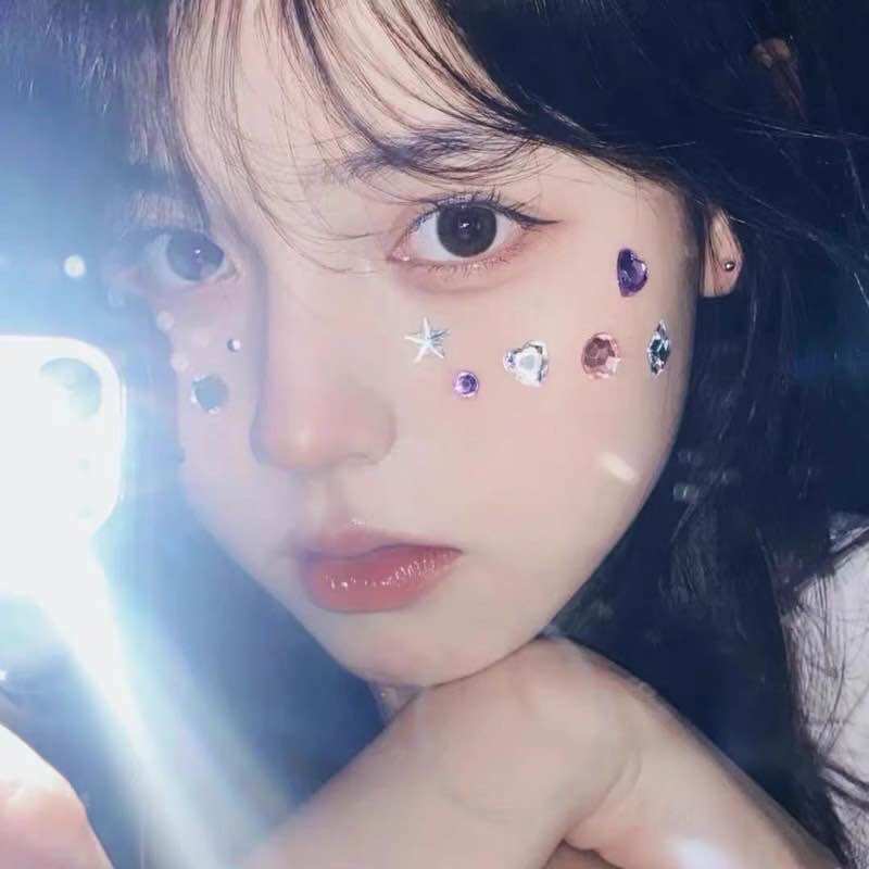 Đá đính mắt makeup - Đá dính mặt trang điểm Fx Anime(Có clip,Ảnh thật khách feedback)