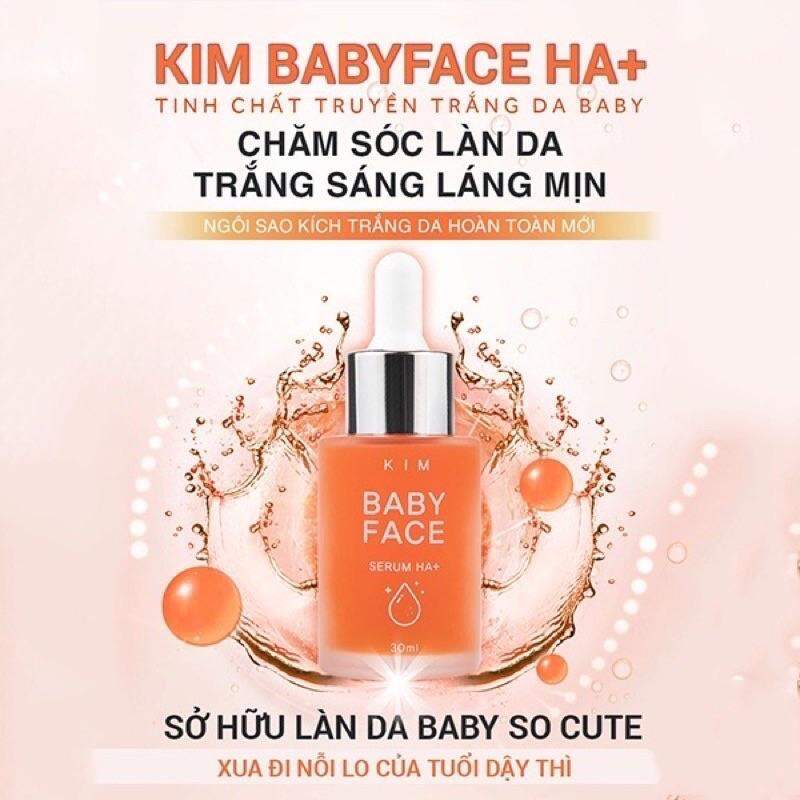 SERUM KIM BABY FACE HA - TINH CHẤT TRUYỀN TRẮNG KIM BABY FACE HA