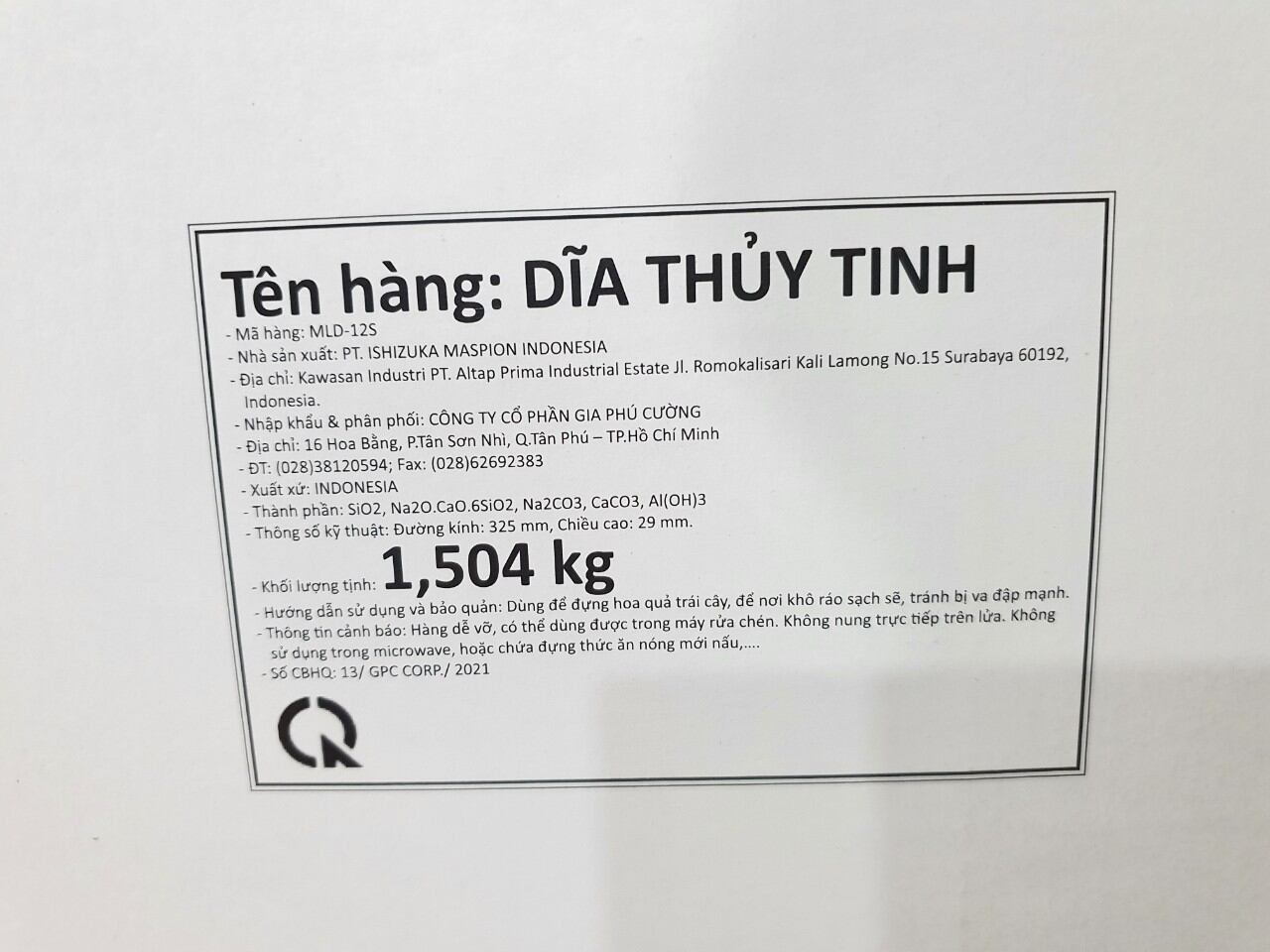 Dĩa thủy tinh - Dĩa trưng trái cây
