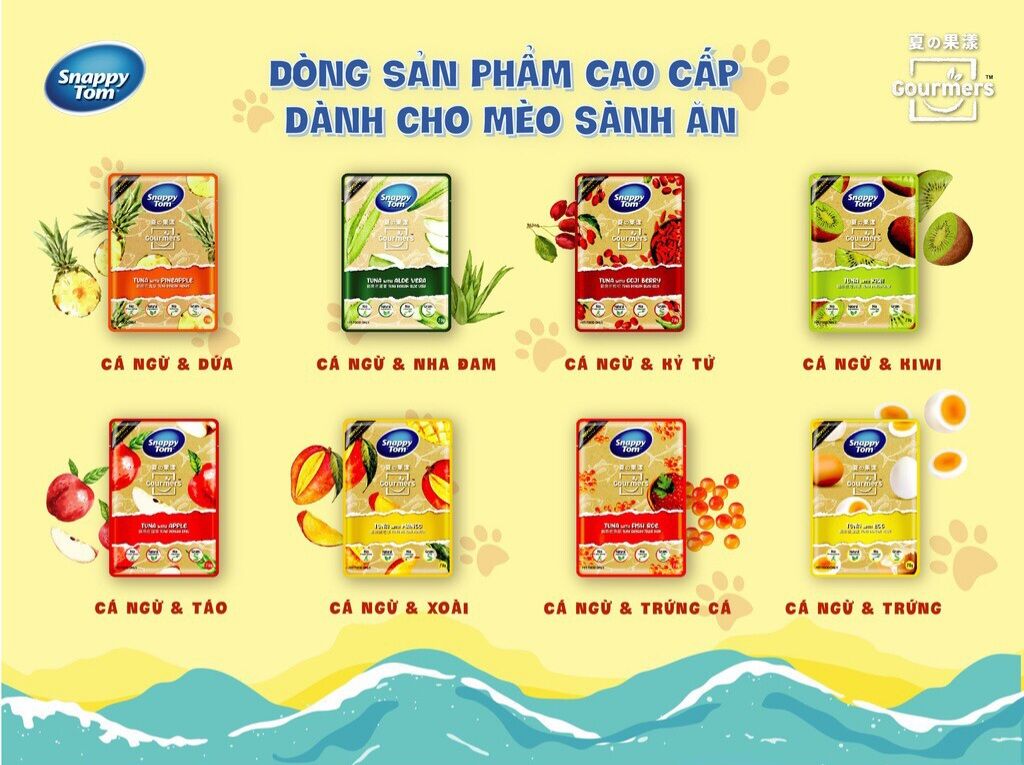 Pate Snappy Tom Trái cây 70g