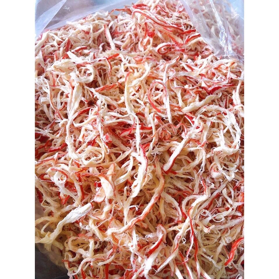 Mực Hấp Nước Cốt Dừa Xé Sợi Thơm Ngon Gói 100.Gram