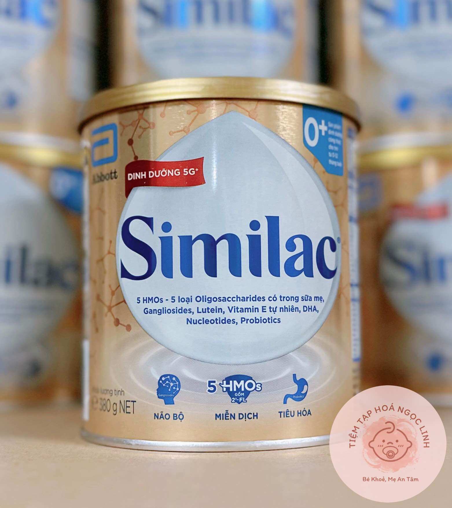 [MẪU MỚI] Sữa bột SIMILAC IQ HMO 1 (0-12 tháng tuổi) 380g