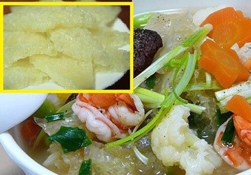 Da heo khô ( bóng bì heo, lợn) sạch , loại 1- miếng 50g