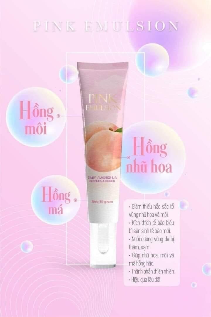 Má hồng dạng kem pink