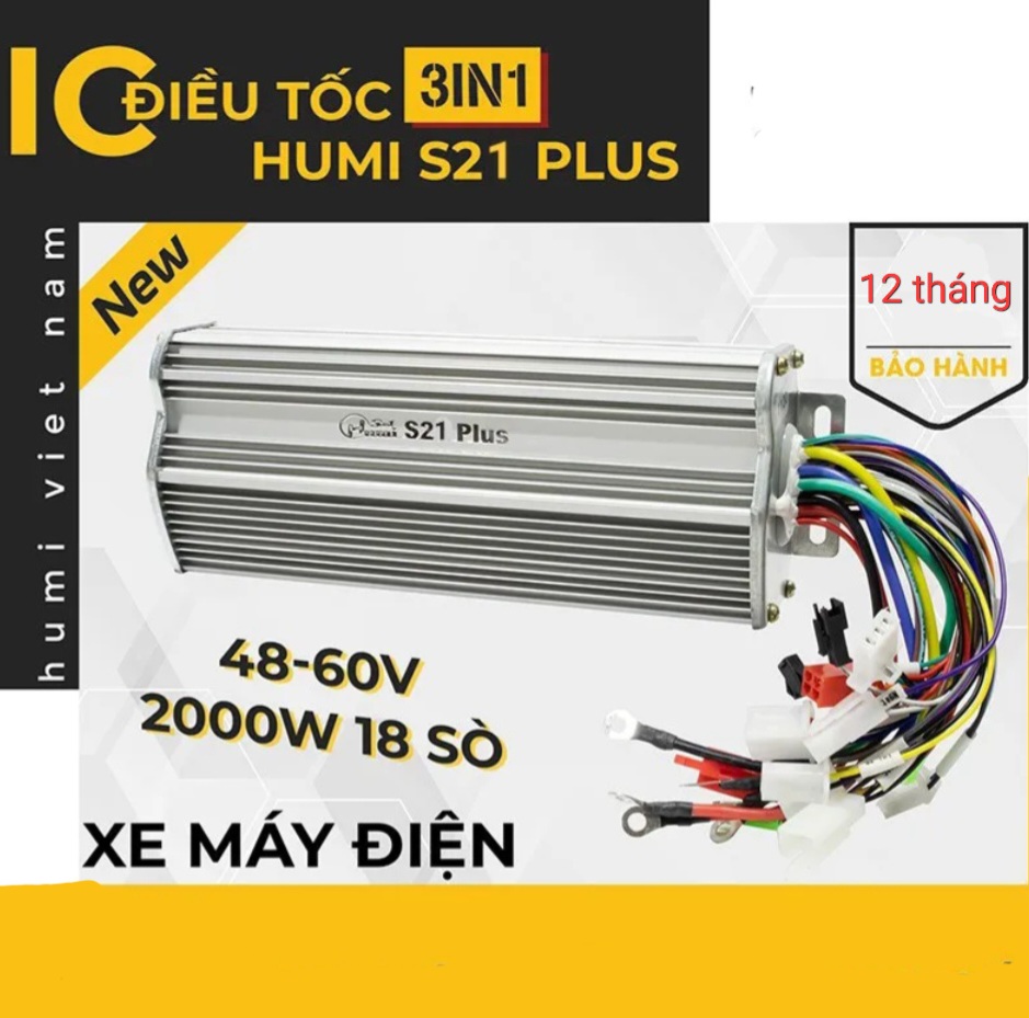 Ic 2000w 48-60v 18 sò humi s21 plus + cầu nối - ic xe điện