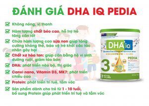 Sữa DHA IQ pedia 900g date mới
