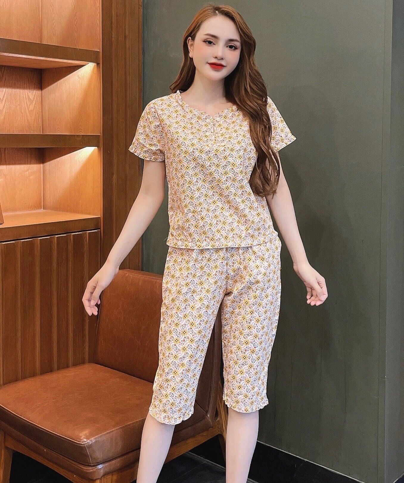 Đồ bộ mặc nhà mẫu lửng đẹp