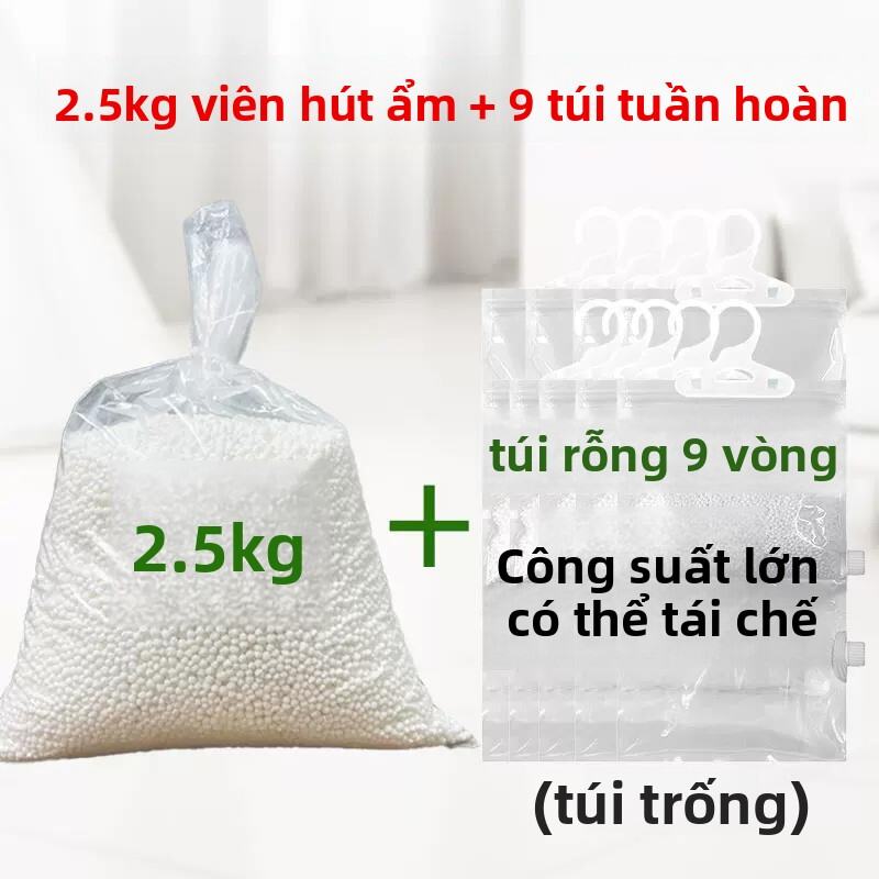 MONLEYTA | Túi thấm hútẩm CaCl2 có thể treo Túi chống ẩm chống mốc Túi thấm hút nước khô có thể tái
