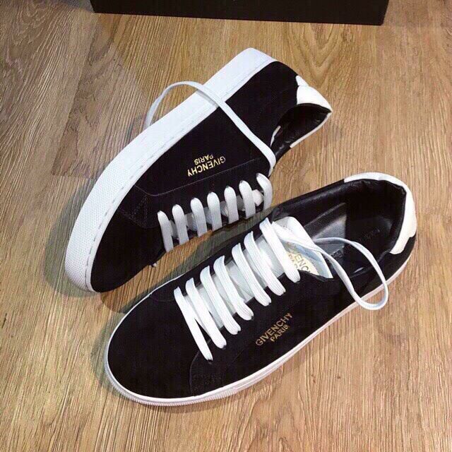 Giày sneakers thể thao nam g.v.c dạ nỉ màu đen fullbox ,size 38-43