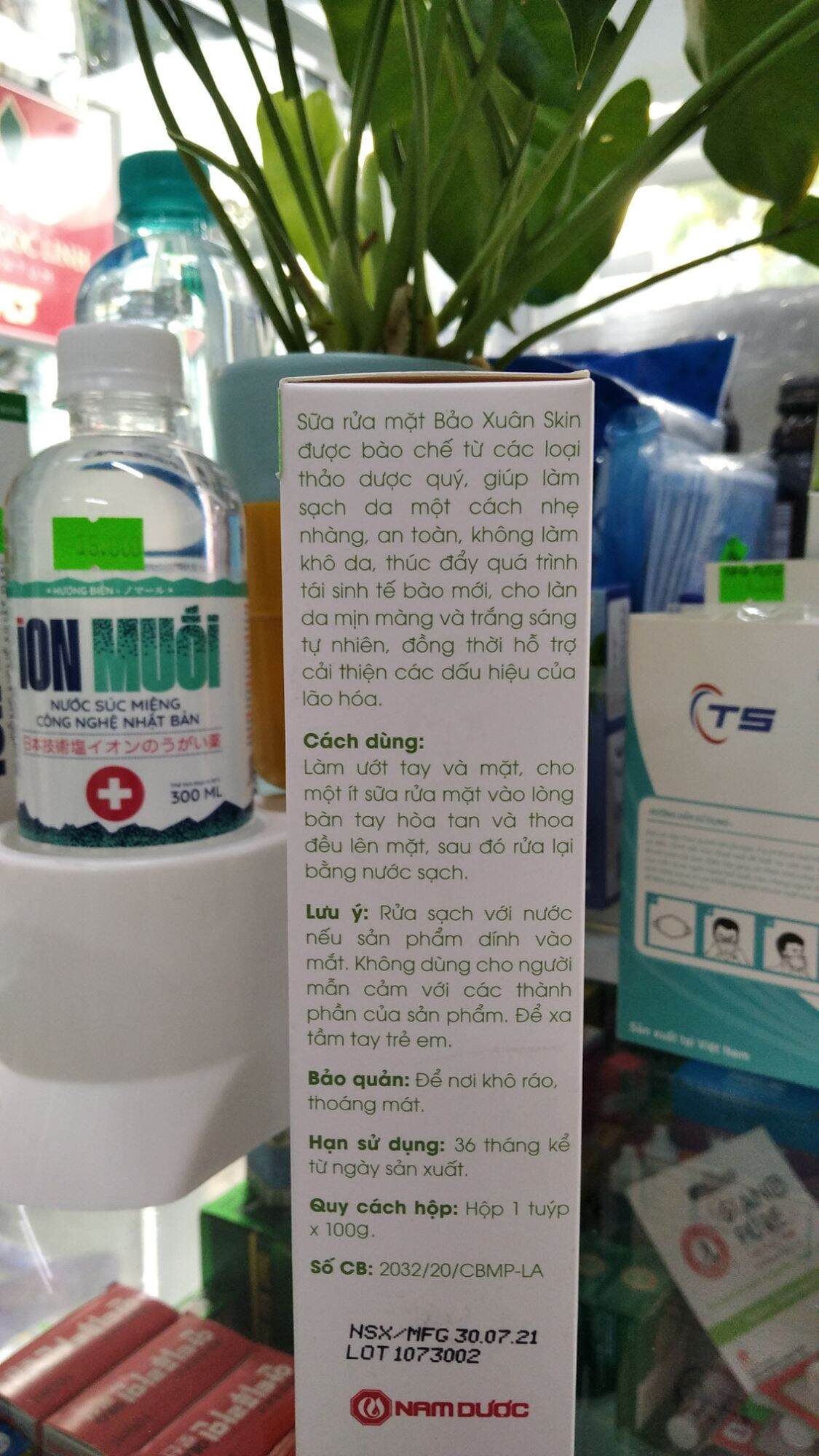 Sữa Rửa Mặt Thảo Dược Bảo Xuân Skin (Chai 100ml)