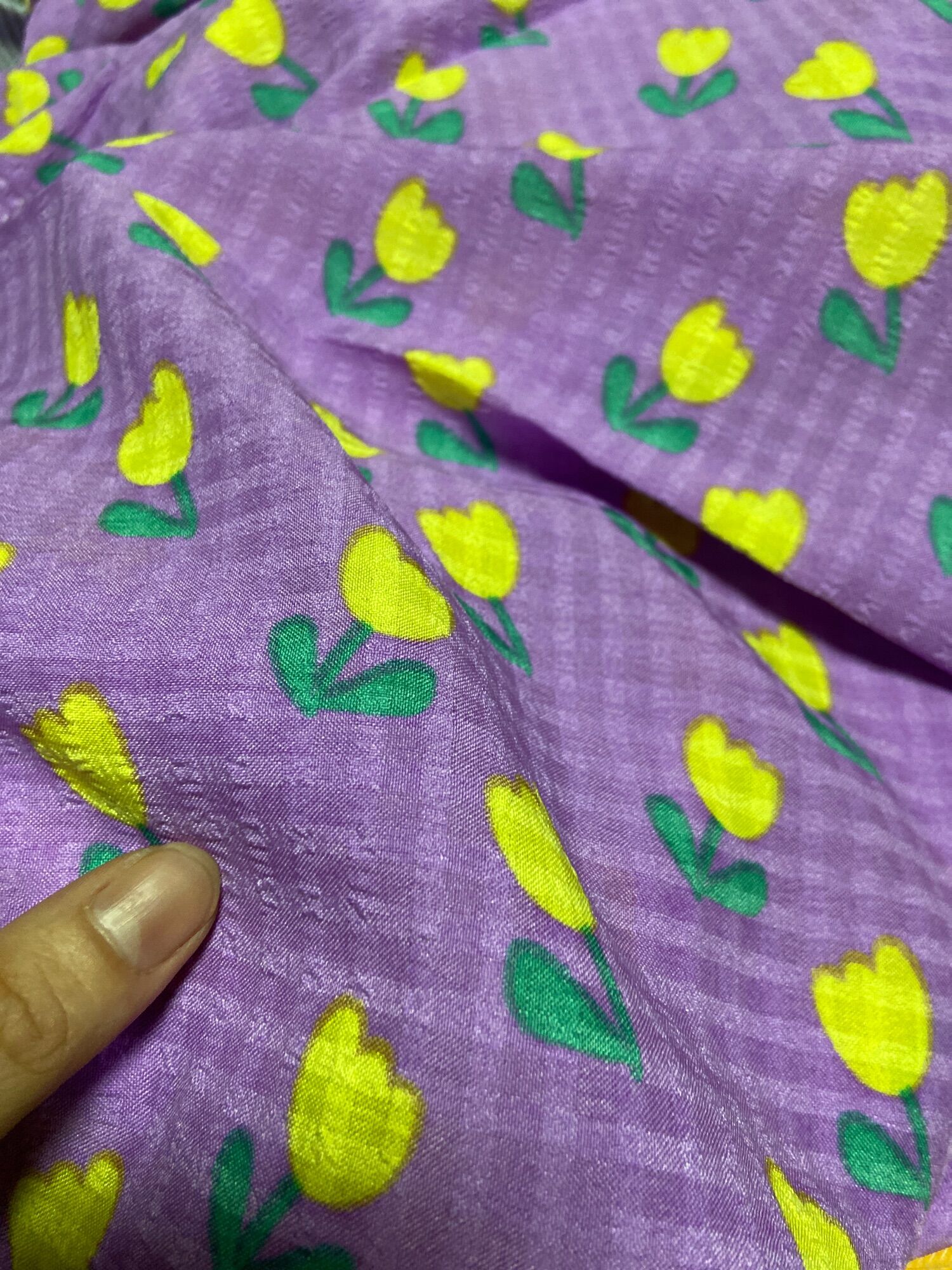 2M nice soft smooth and cool silk fabric casual sewing long dress gown sleepwear 1m5
