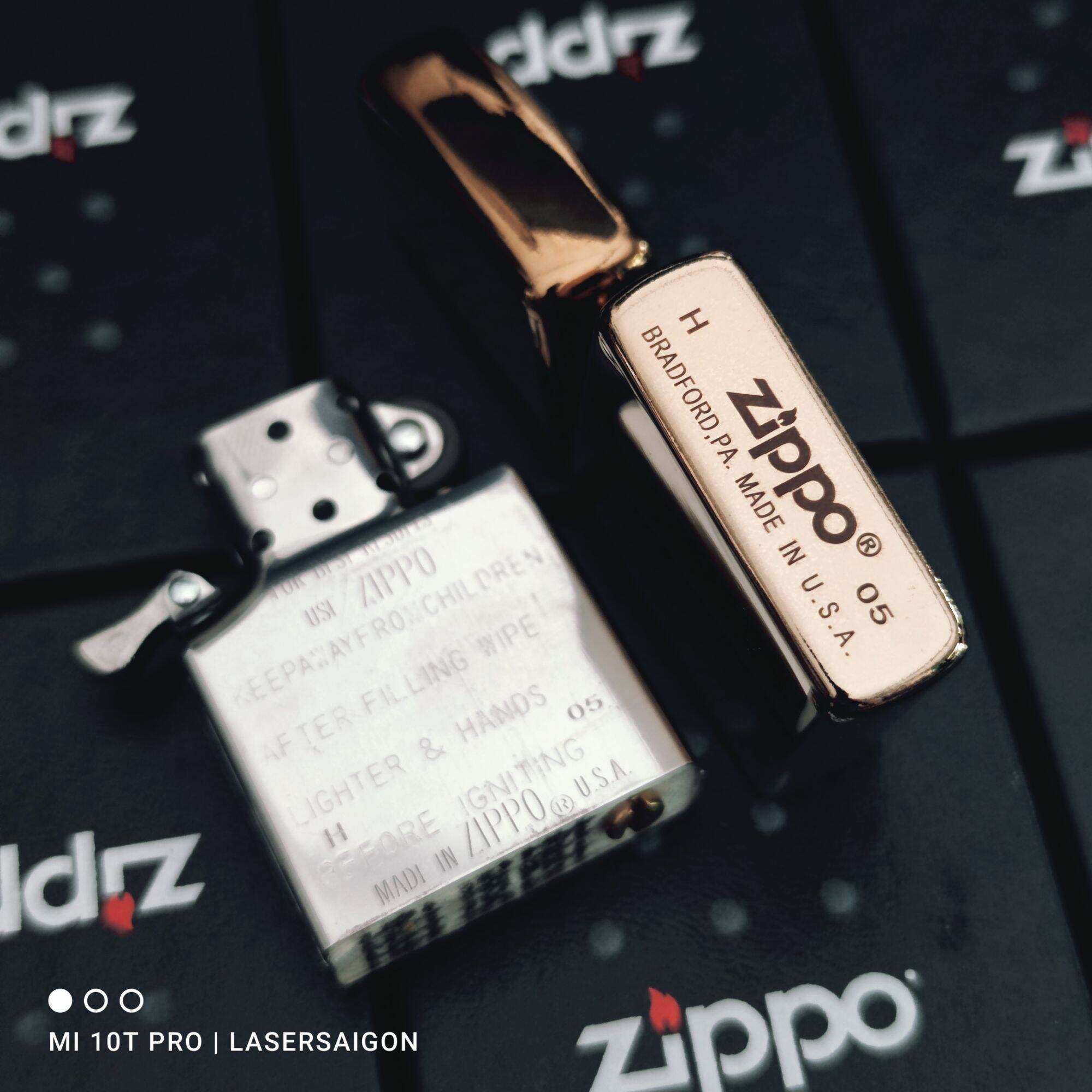 [HCM]Bật lửa Zippo tàu US NAVY - bản la mã 1988