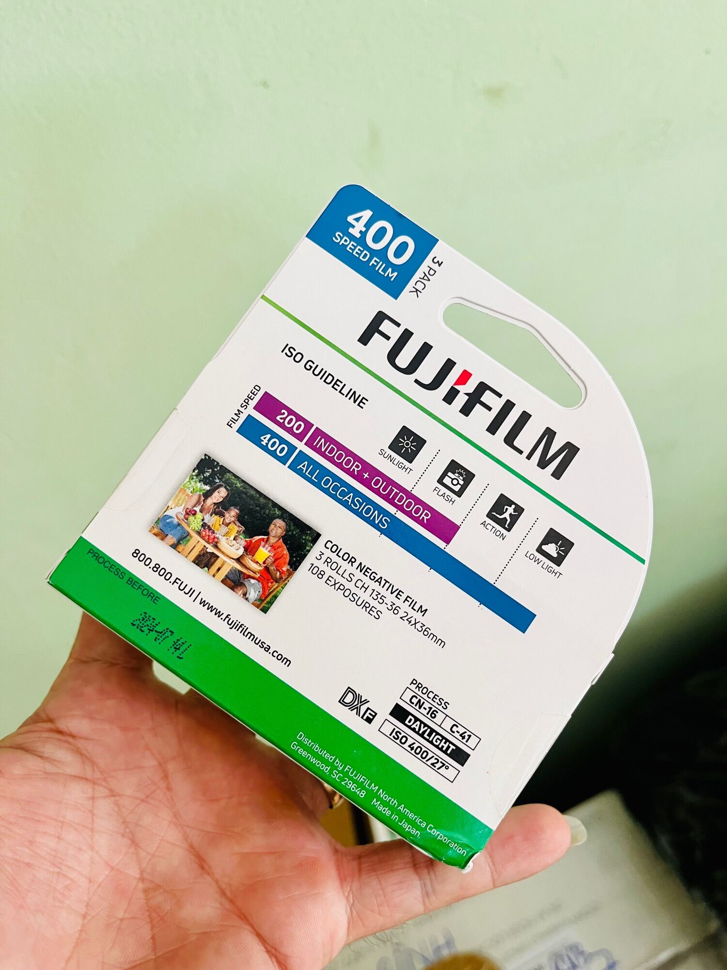 [HCM]Film Fujifilm XTRA 400 36exp date 2024 film 135 film 35mm