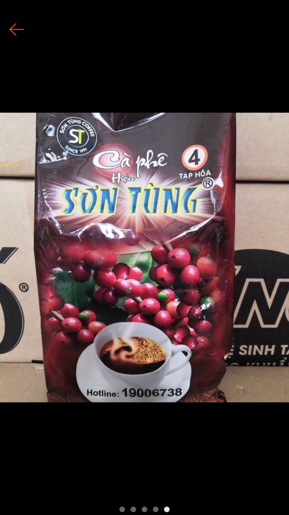 Cà Phê sơn Tùng -số 1-2-3-4 - dùng pha bằng phin  bịch 500g - (thơm ngon)
