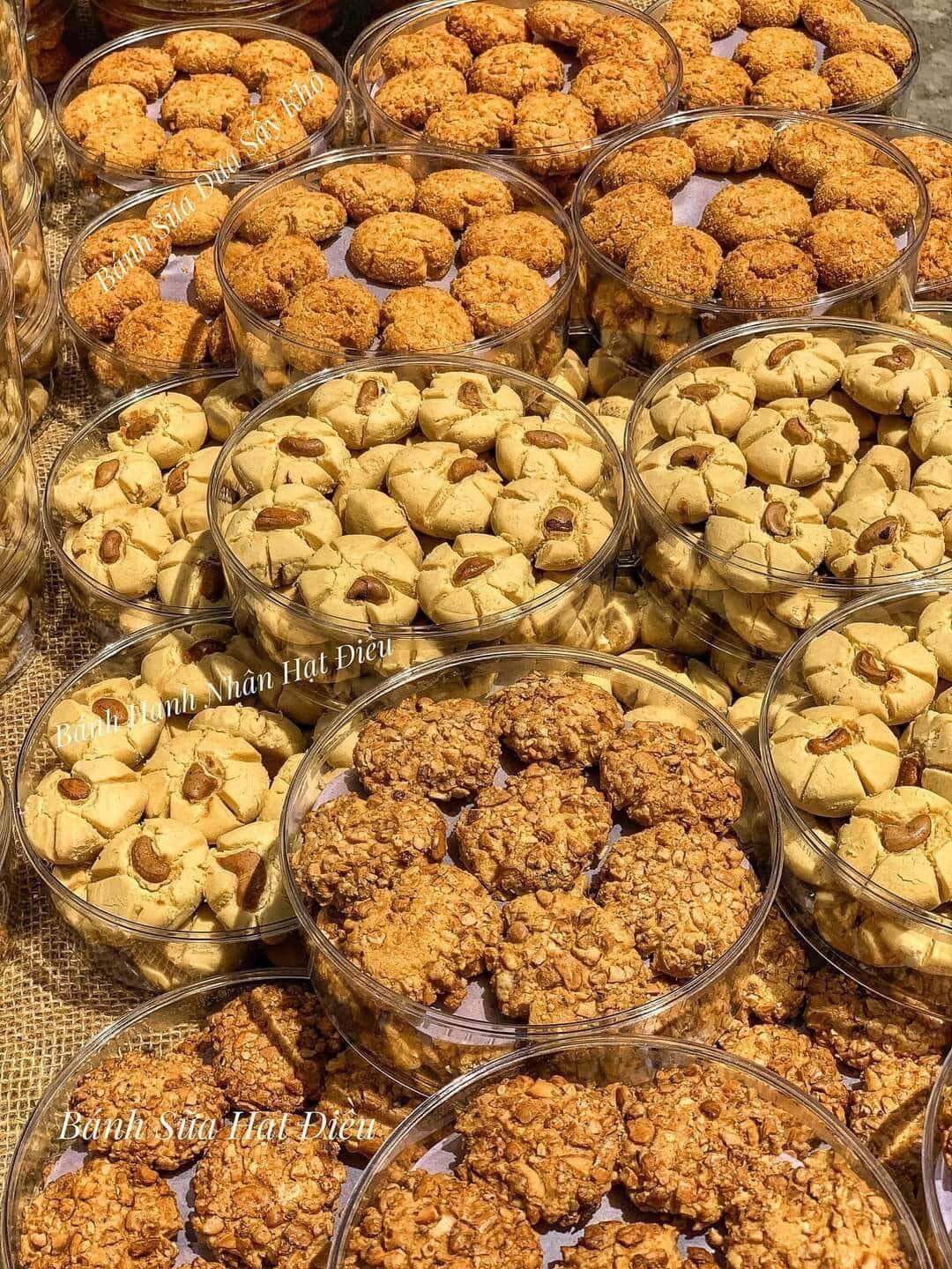🍪🍪 BÁNH SỮA HẠT ĐIỀU  🍪🍪 BÁNH HẠNH NHÂN HẠT ĐIỀU🌞