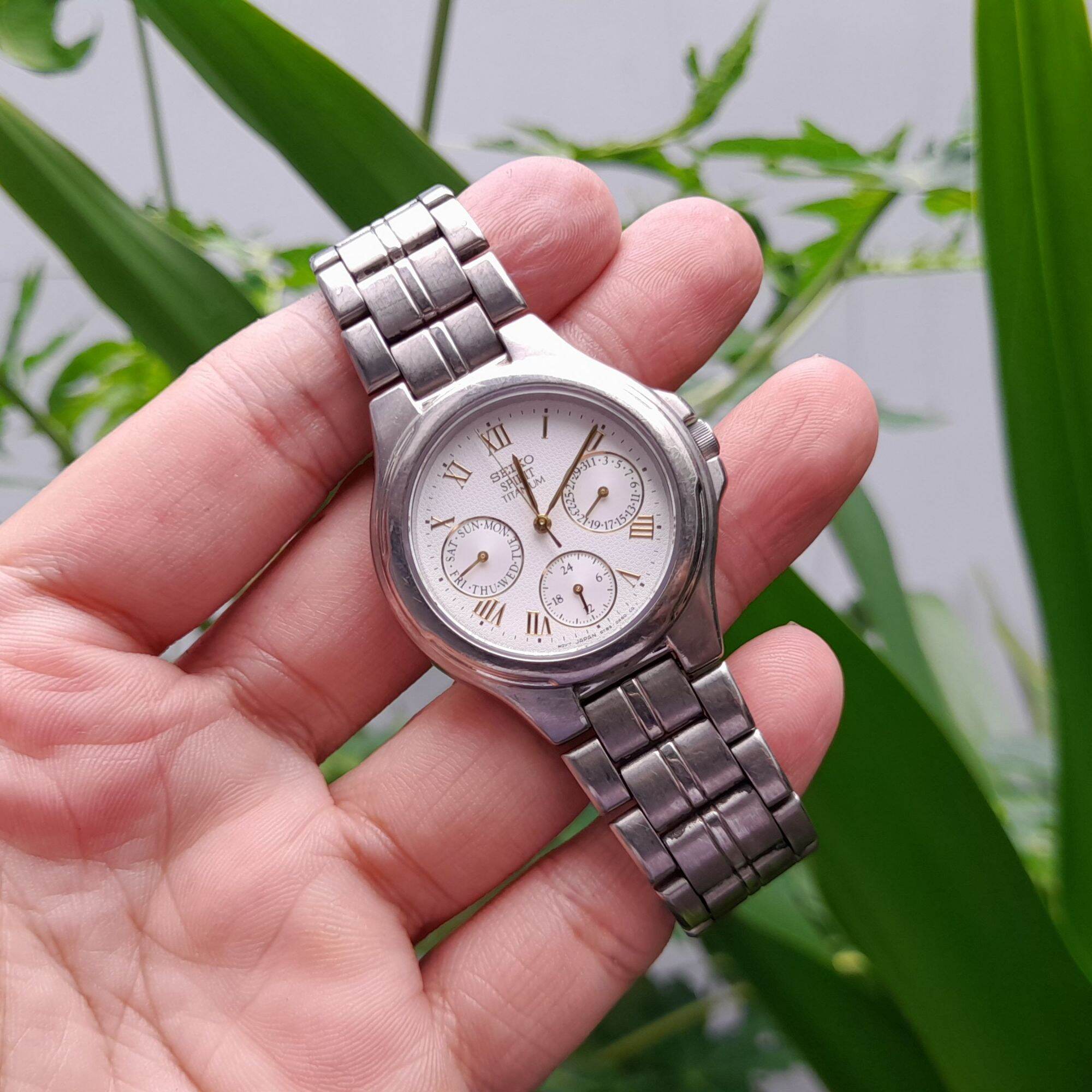 Đồng hồ Nữ SEIKO Spirit TITAN 6kim chuẩn hãng xịn sò