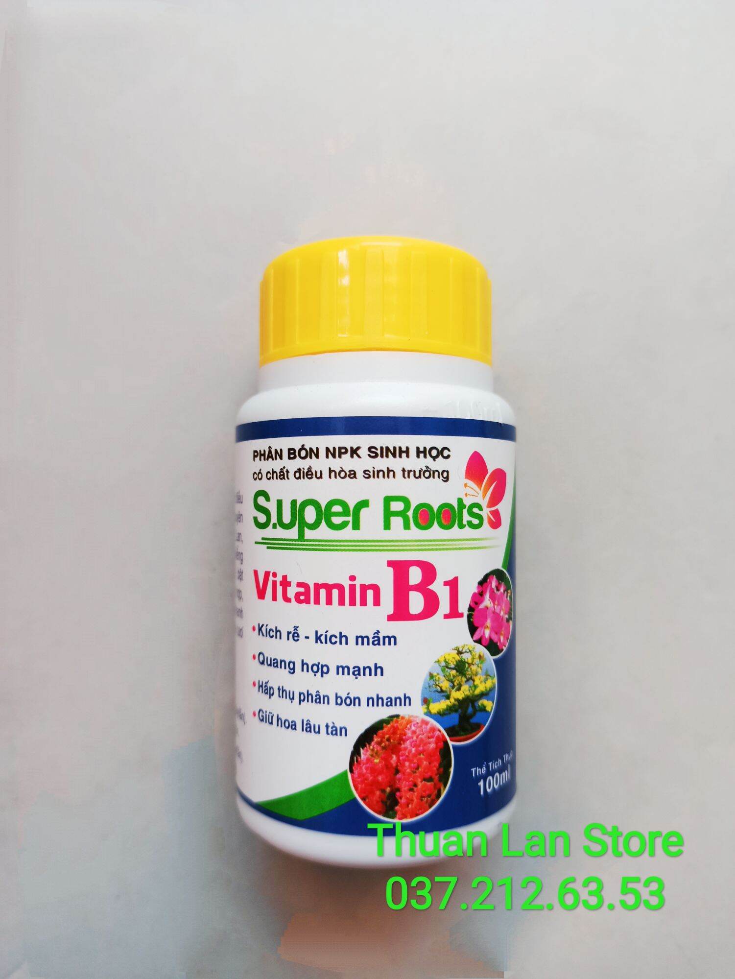 Super Root B1 - Kích Rễ Kích Mầm Và Dưỡng Hoa Lâu Tàn lọ 100ml
