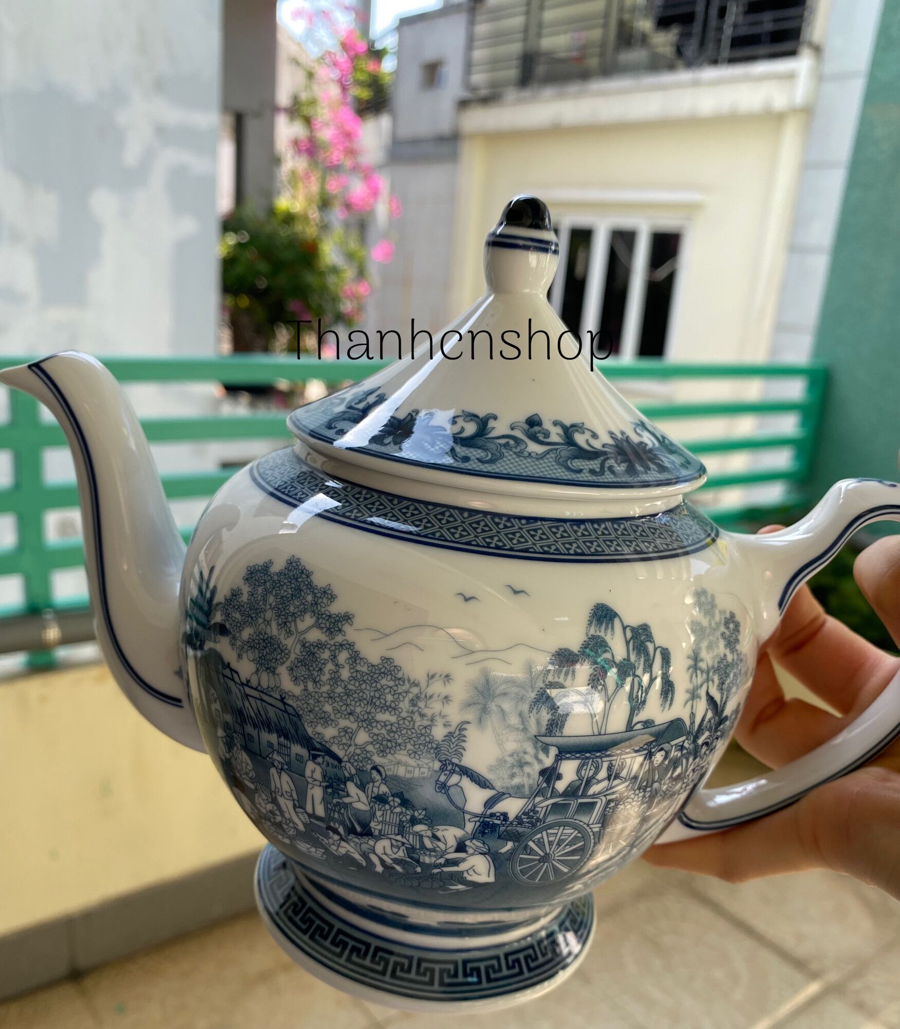 [HCM] Bộ Trà 0,8L Hồn Quê - Gốm Sứ Minh Long