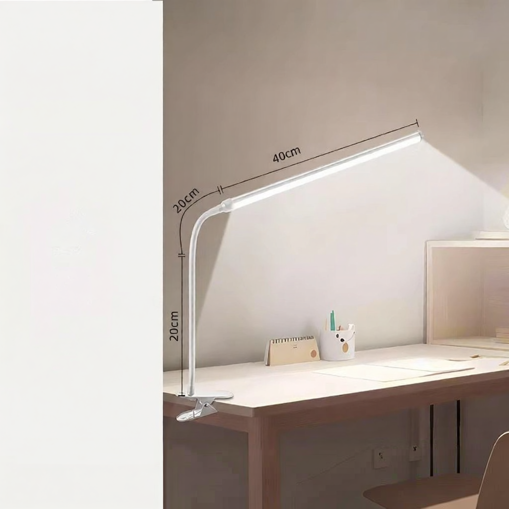 Đèn Bàn Học Toàn Dải Bảo Vệ Mắt Gắn Kẹp