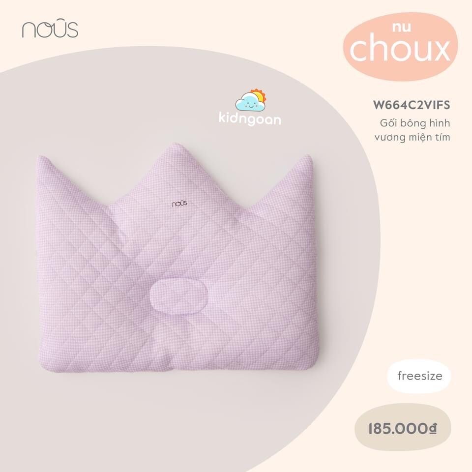 Gối bông siêu mềm cho bé NOUS