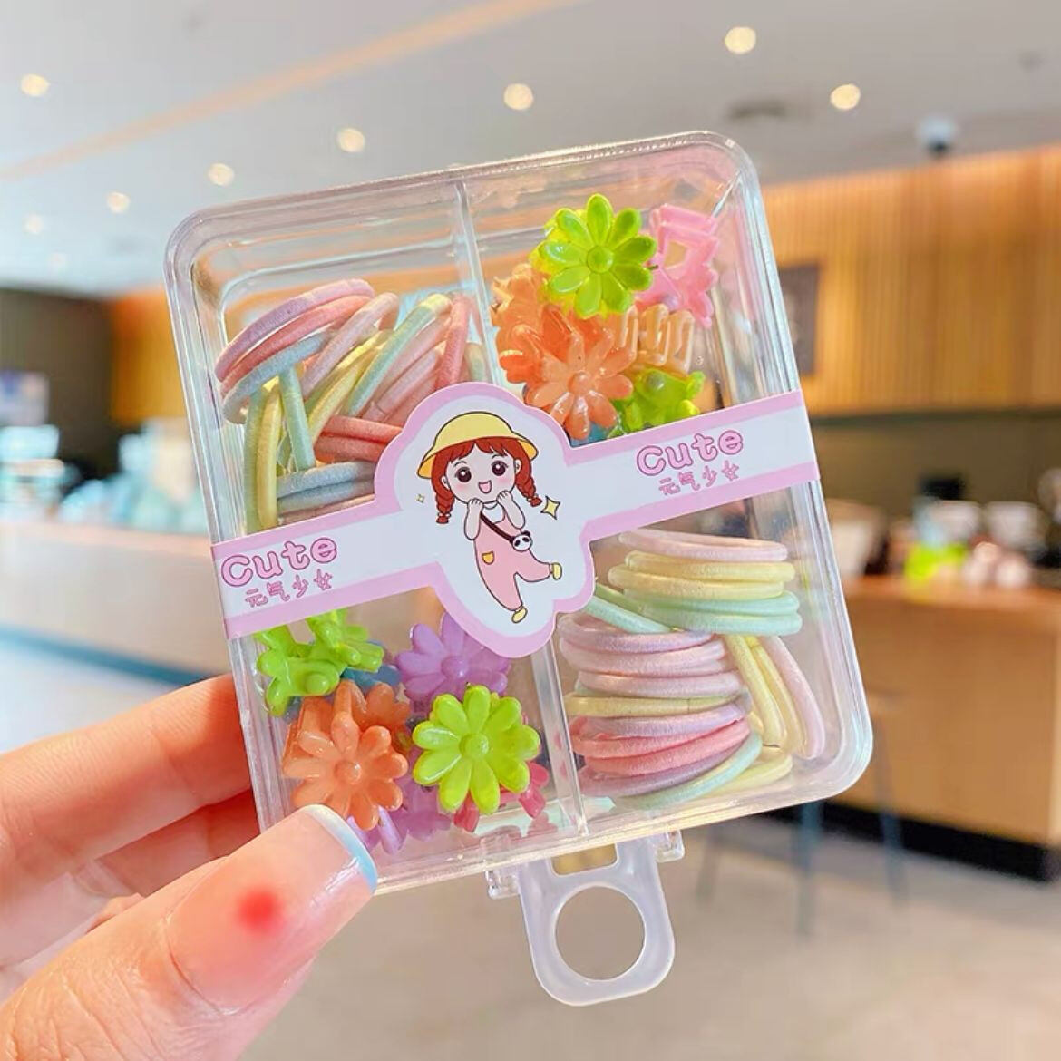 hộp phụ kiện tóc cho bé