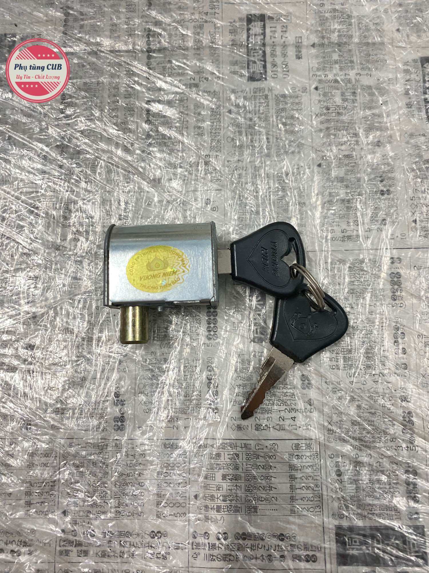 Ổ khoá cổ xe cub hàng zin rã xe